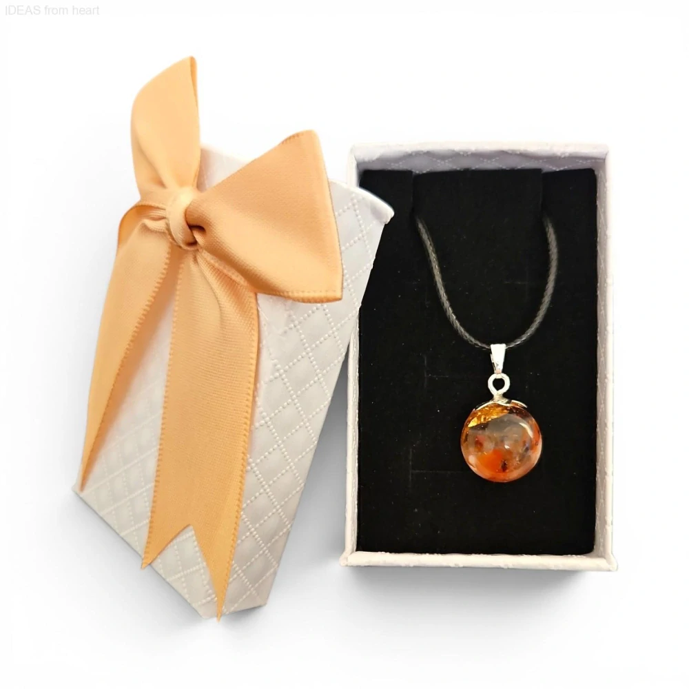 Orgonitová kulička s achátem – amulet stability a harmonie