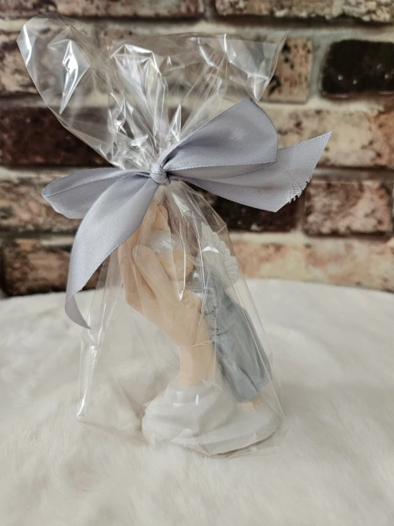 Ruka Panny Marie - Stříbrná 11,5cm - sádra