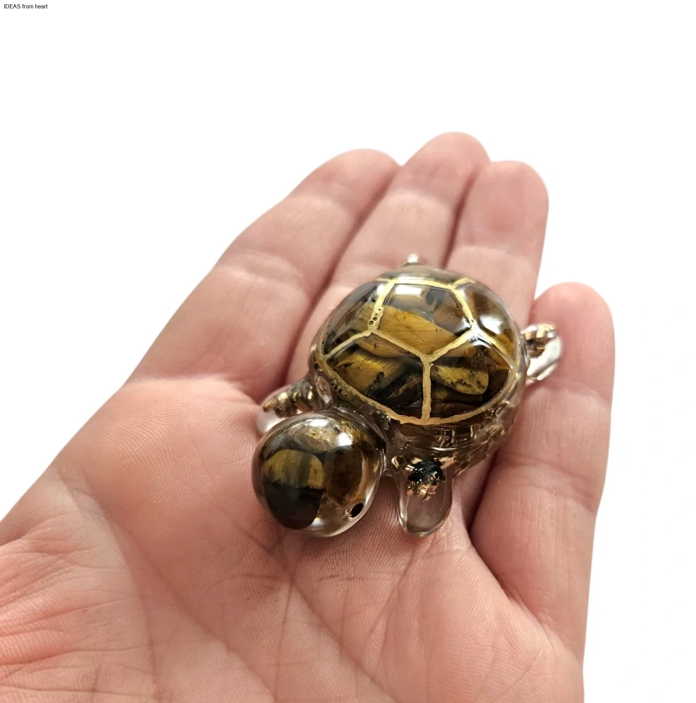 Orgonitová želvička s Tygřím okem