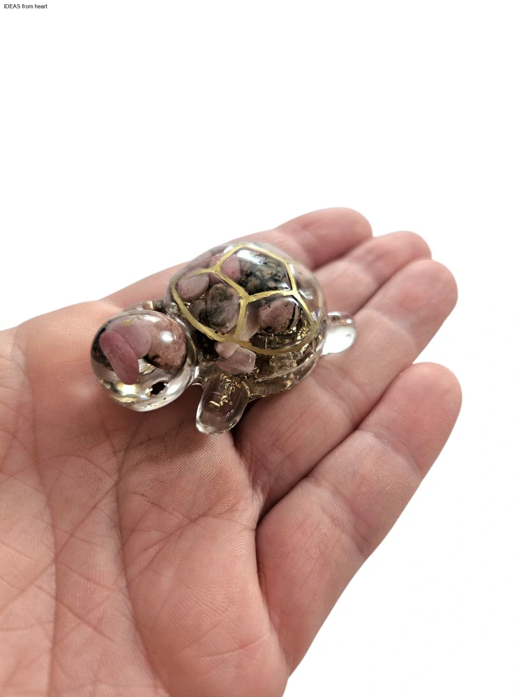 Orgonitová želvička s Rodonitem