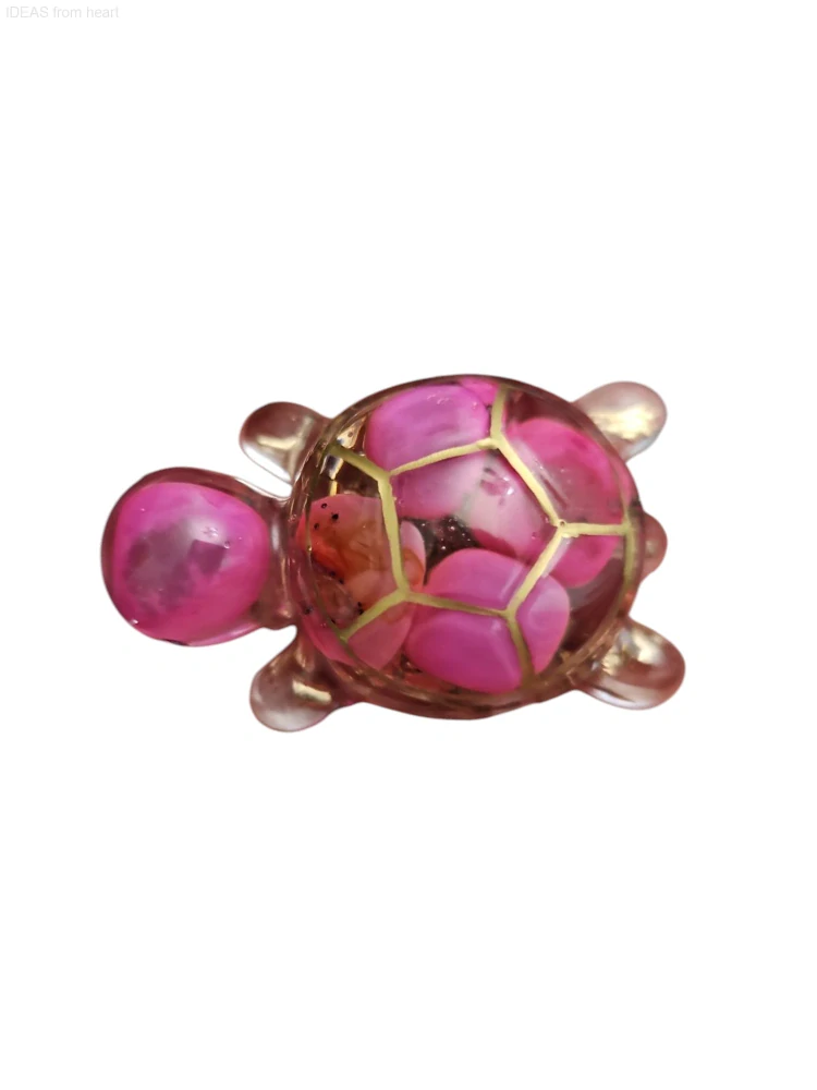Orgonitová želvička s Achátem růžovým