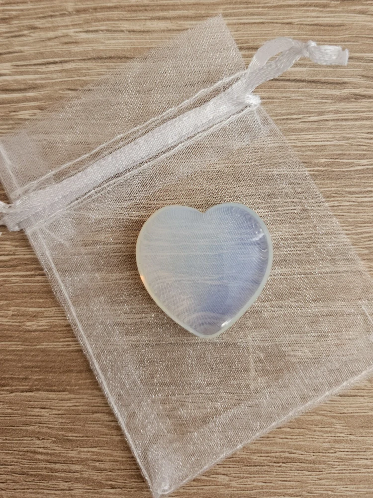 Srdce Opalit 30x30 mm v praktickém pytlíčku 