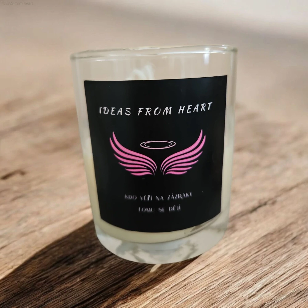 Vůně vanilky – vonná svíčka s tajemstvím na dně