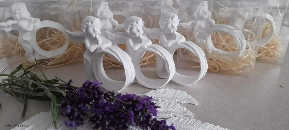 Kroužek na ubrousky s Andělěm