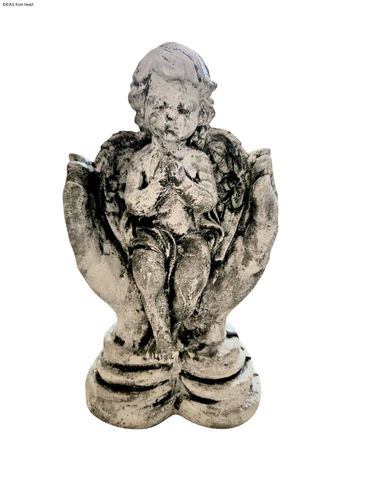 Anděl v dlaních - sádra