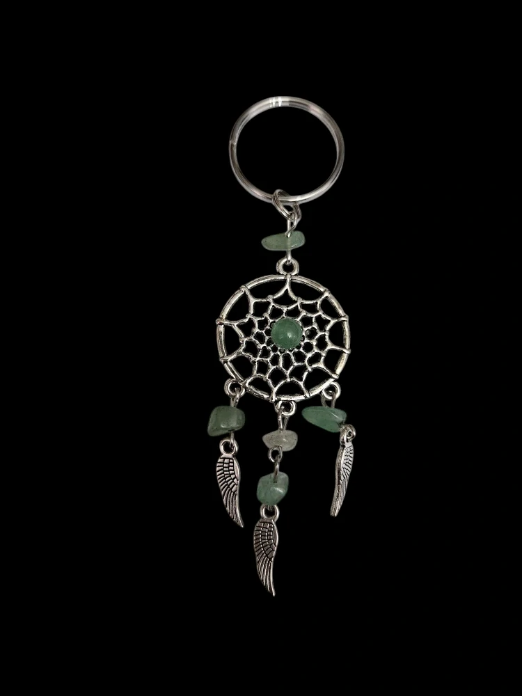 Klíčenka - Přívěšek na klíče - lapač snů s Avanturínrm