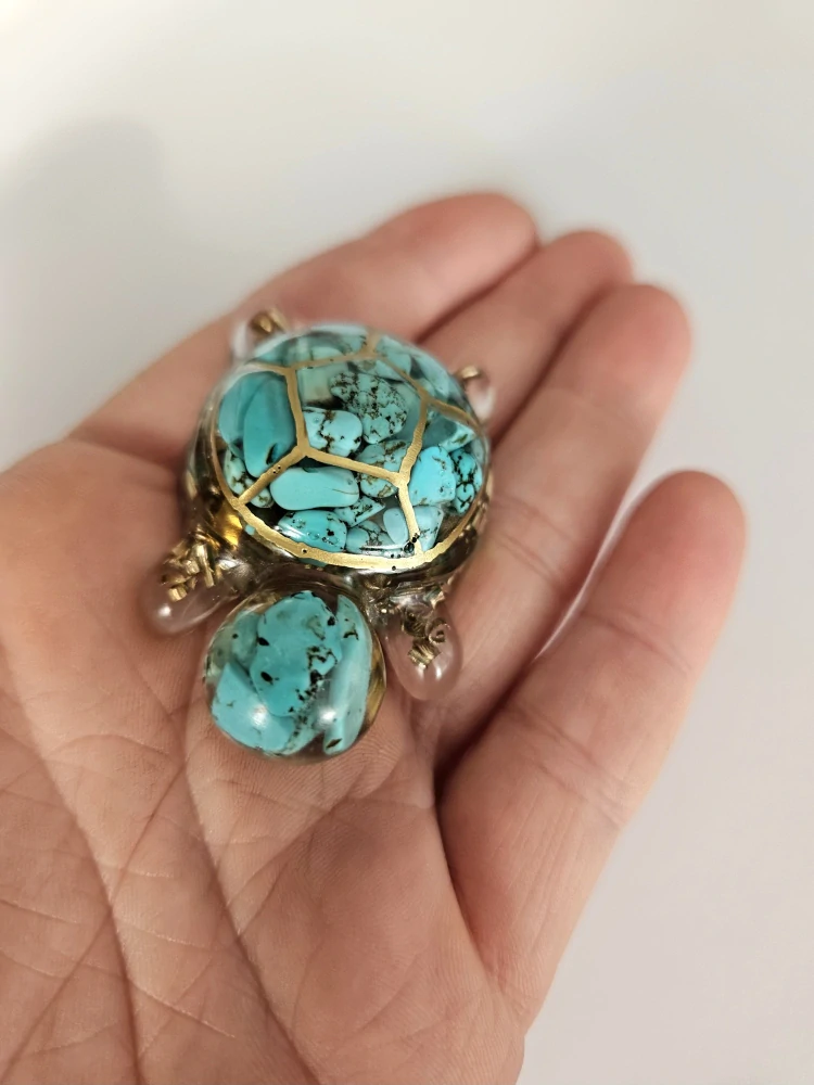 Orgonitová želvička s Tyrkenitem