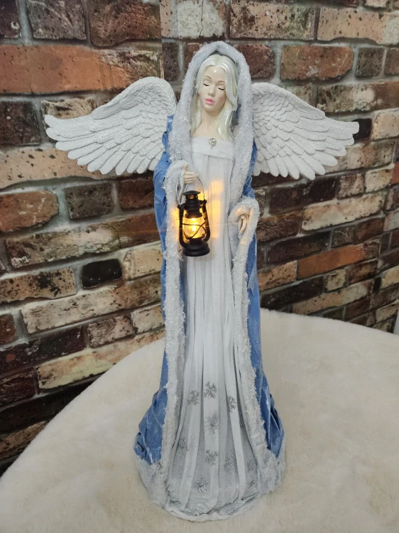 Andělka Eira cca 50 cm – Poselka zimního světla - Powertex