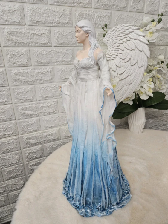 Andělka Marina  50 cm – anděl vody a ochrany - Powertex