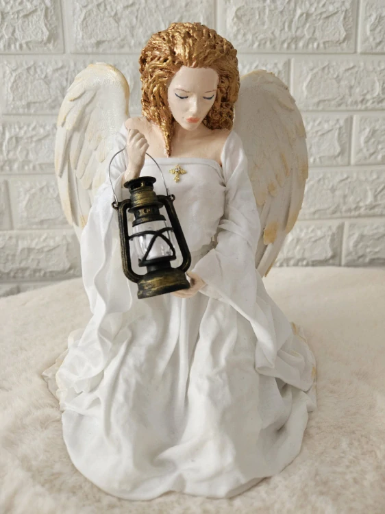 Andělka Liora 23 cm – anděl naděje - Powertex