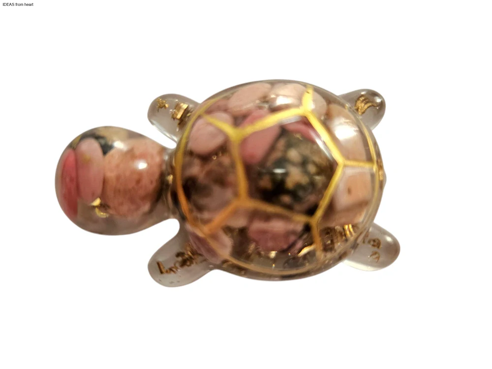 Orgonitová želvička s Rodonitem