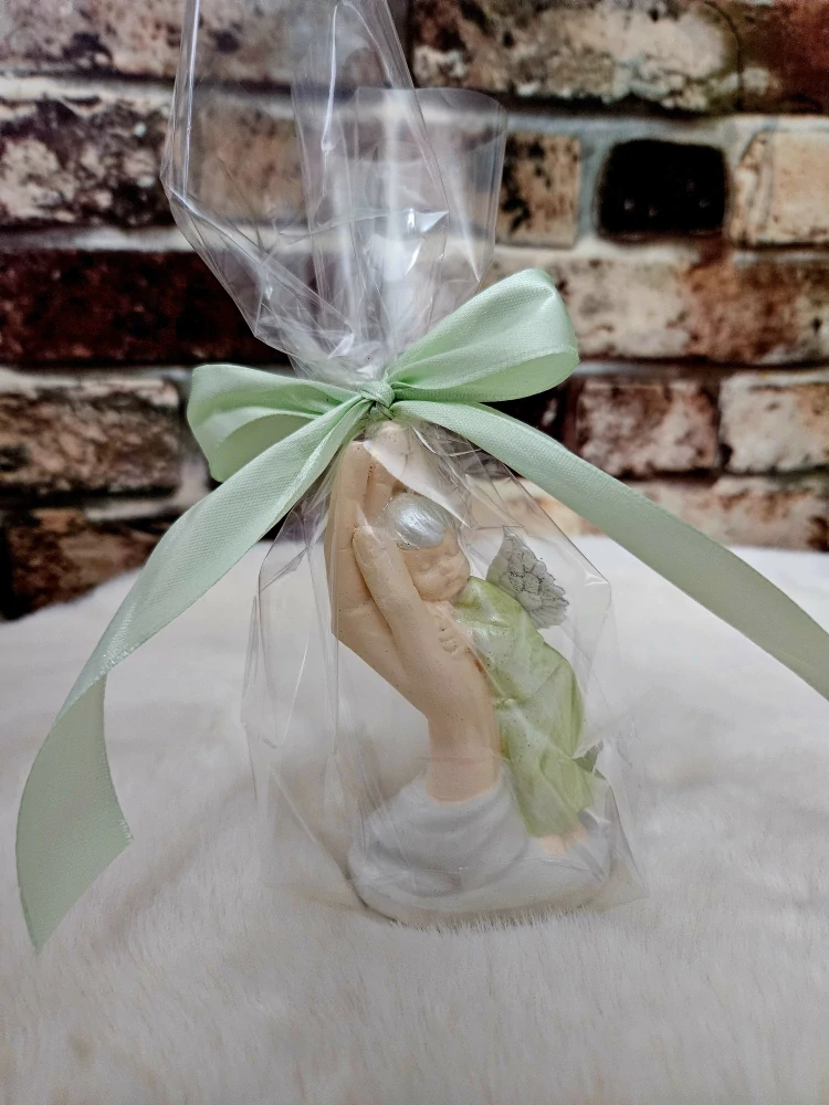 Ruka Panny Marie - zelená 11,5 cm - sádra