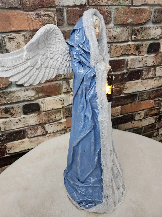 Andělka Eira cca 50 cm – Poselka zimního světla - Powertex