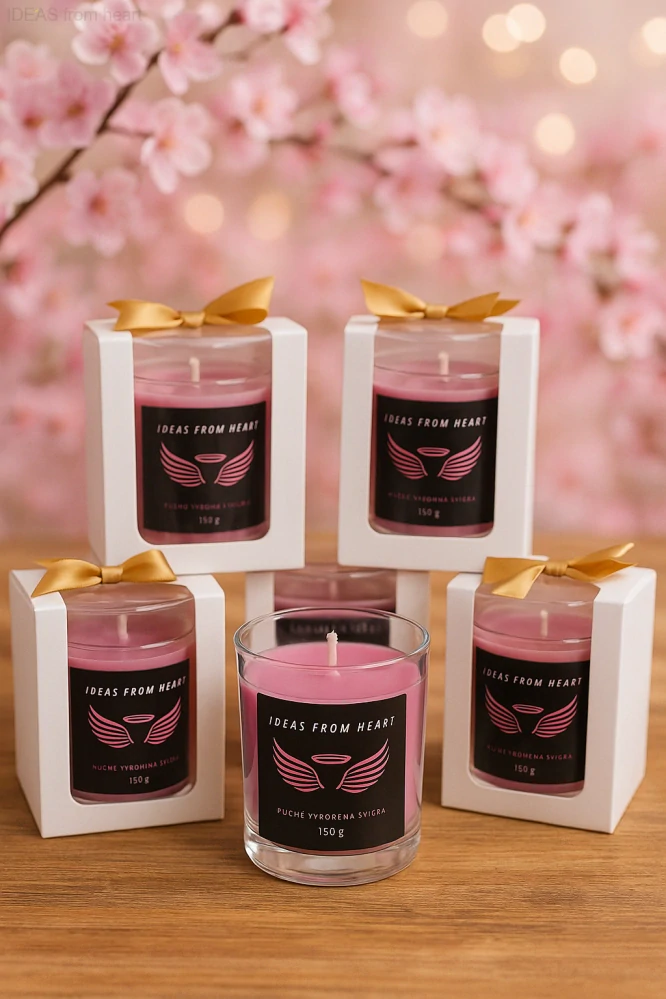 Vůně sakury – vonná svíčka s tajemstvím na dně