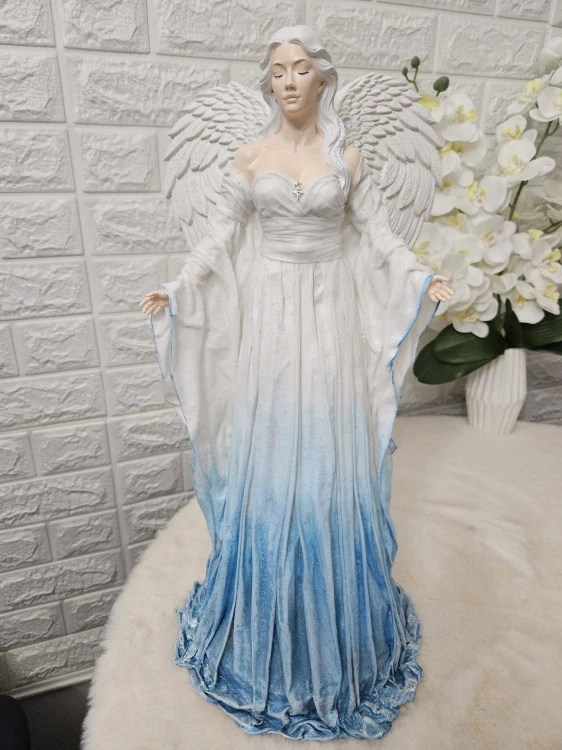 Andělka Marina  50 cm – anděl vody a ochrany - Powertex