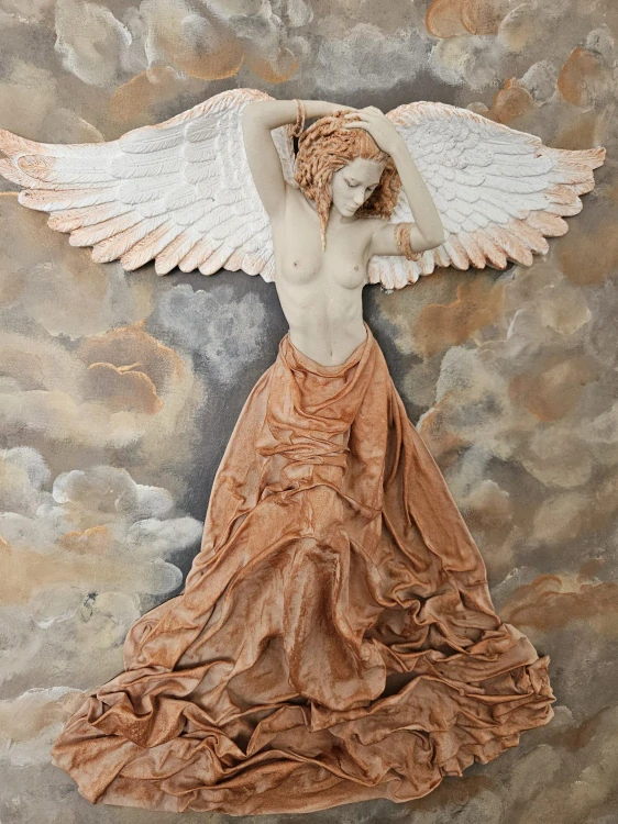 3D obraz - „Zrozená ze světla“ - 60x80 cm