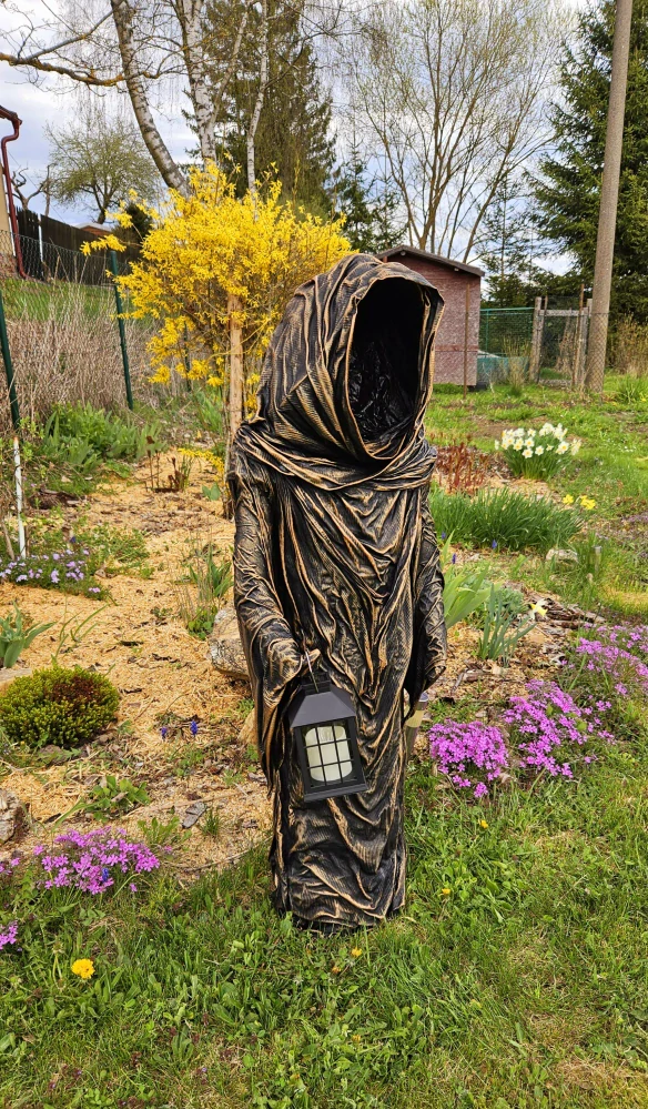 DUCH 120cm  - Halloween - zahradní socha - Powertex