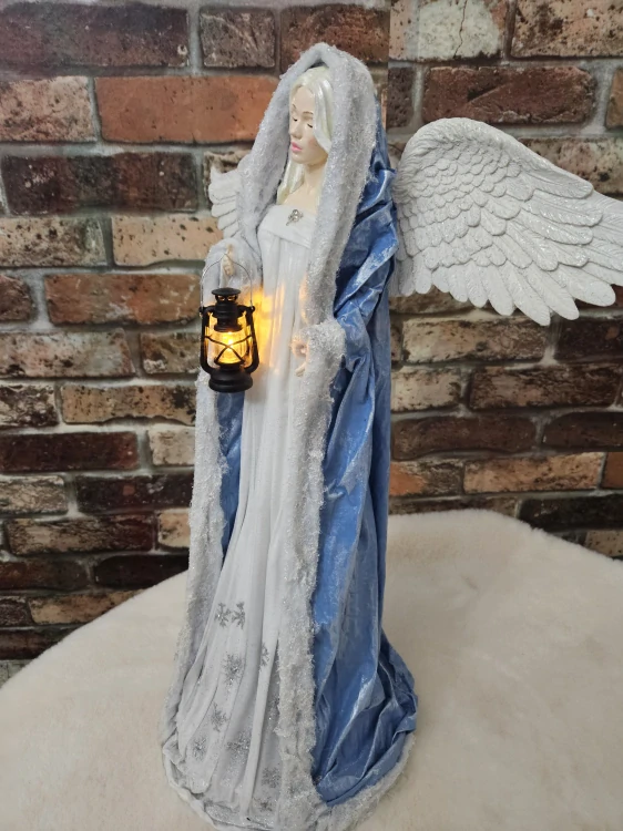 Andělka Eira cca 50 cm – Poselka zimního světla - Powertex