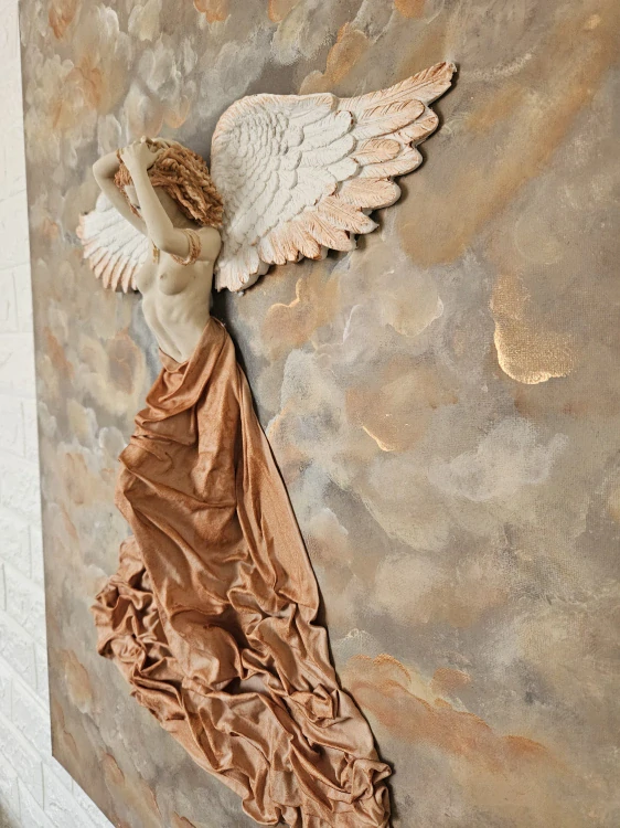 3D obraz - „Zrozená ze světla“ - 60x80 cm