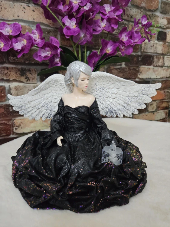 Andělka Nyxie 23 cm – Strážkyně nočního světla - Powertex 