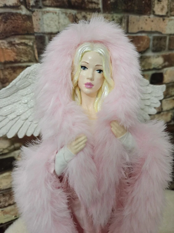 Andělka Jasmína 50 cm- Symbol něhy, ochrany a ženské síly - Powertex