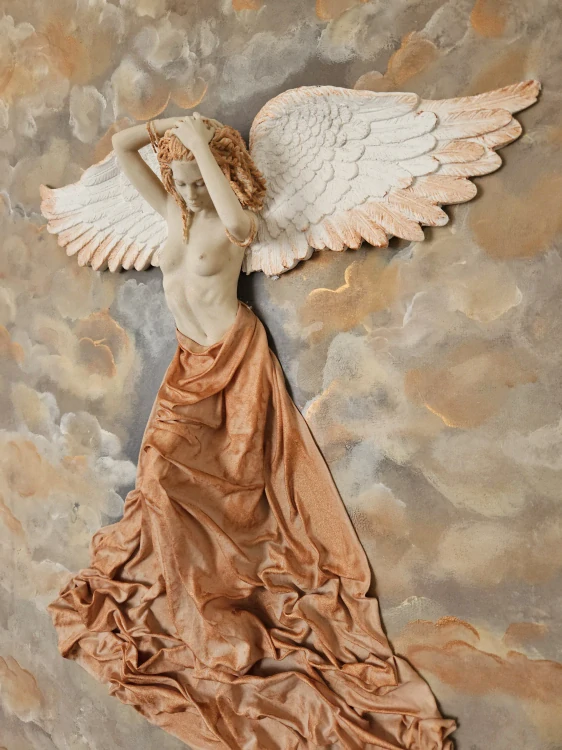 3D obraz - „Zrozená ze světla“ - 60x80 cm