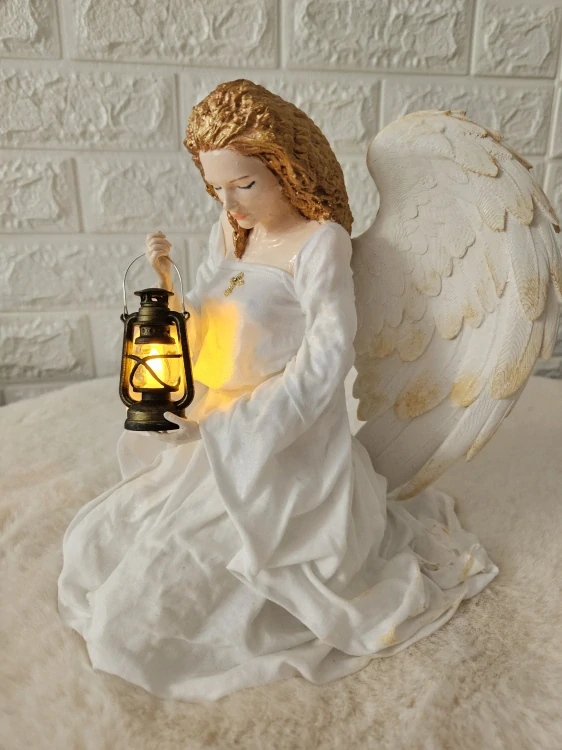 Andělka Liora 23 cm – anděl naděje - Powertex