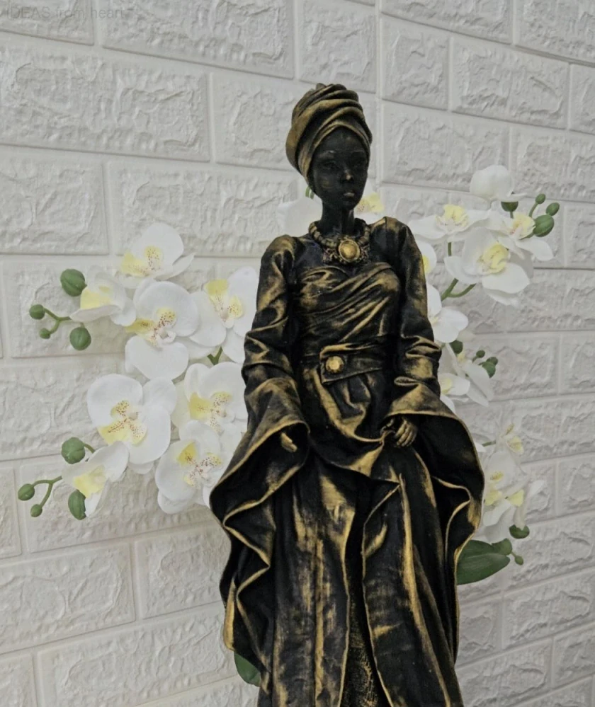 Africká žena 50 cm – archetyp síly a důstojnosti - Powertex