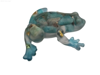  Orgonitová žabička „Hlas srdce a klidu“ – s amazonitem