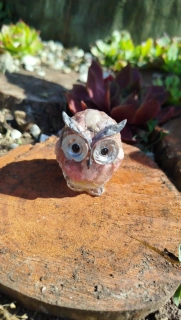 Orgonitová sovička s rodonitem – láska, rovnováha a vnitřní uzdravení