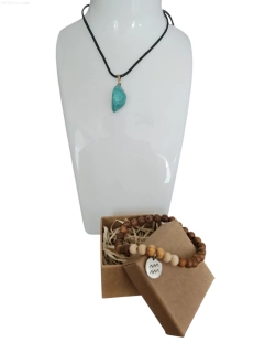 Set – Náramek Vodnář + náhrdelník s amazonitem
