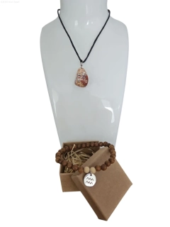 Set – Náramek Vodnář + náhrdelník s jaspisem