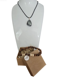 Set – Náramek Štír + náhrdelník s hematitem