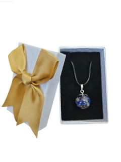 Orgonitová kulička s Lapis Lazuli – amulet moudrosti a pravdy