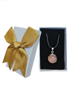 Orgonitová kulička s růženínem – amulet lásky a harmonie