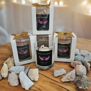 Vůně vanilky – vonná svíčka s tajemstvím na dně