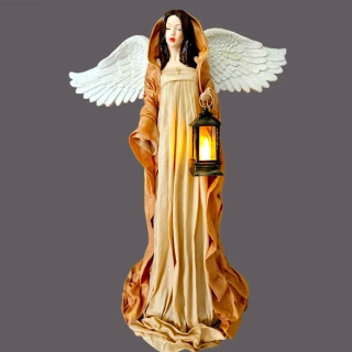 Andělka Sylva – Světlo podzimního lesa 50 cm – Powertex