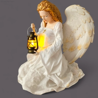 Andělka Liora 23 cm – anděl naděje - Powertex