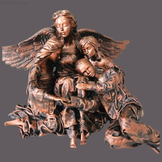 Sousoší Mateřská láska cca 25 cm - Powertex